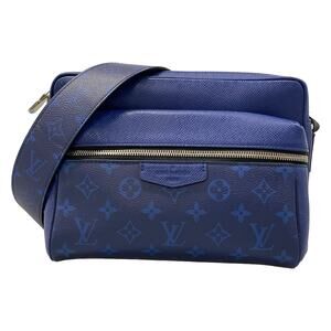 Louis Vuitton Outdoor Messenger PM Taigarama Shoulder Bag M30242 Taiga leather